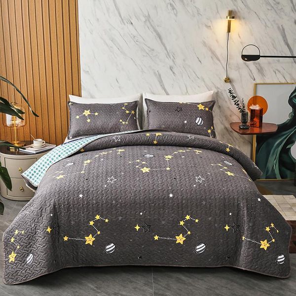 comforters & sets 3pcs fashion bedding summer quilt bedspread set patchwork quilted coverlet blanket ab sides print cubrecam home bed cover
comforters & sets 3pcs fashion bedding summer quilt bedspread set patchwork quilted coverlet blanket ab sides print cubrecam home bed cover