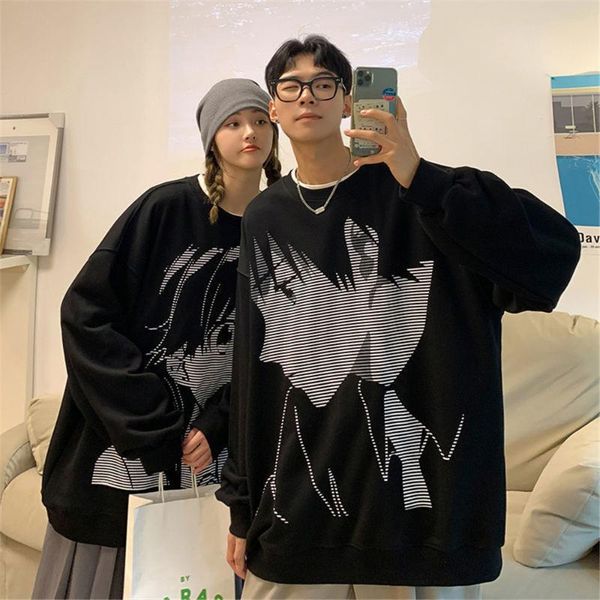 women's hoodies & sweatshirts autumn fashion couple hoody outwear harajuku loose sweet female student oversized coats, Black
women's hoodies & sweatshirts autumn fashion couple hoody outwear harajuku loose sweet female student oversized coats, Black