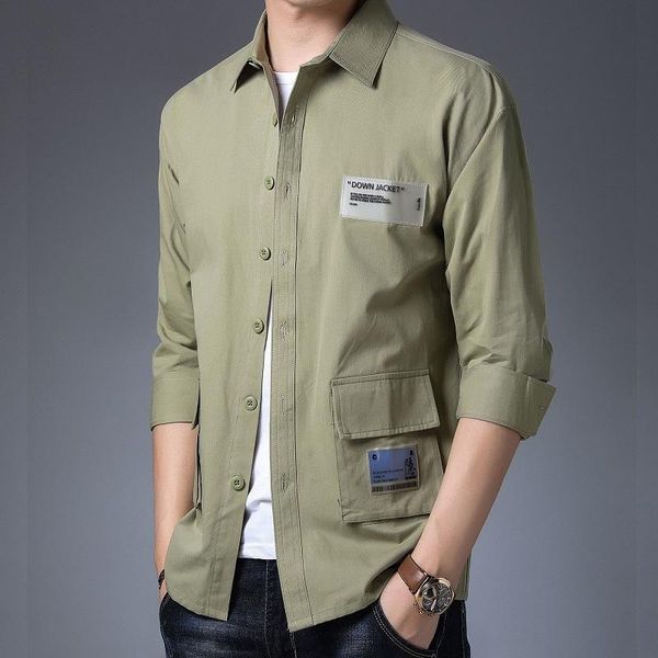 men's casual shirts 2021 autumn men fashion 3d printed long sleeve solid loose cotton shirt male simple clothes, White;black
men's casual shirts 2021 autumn men fashion 3d printed long sleeve solid loose cotton shirt male simple clothes, White;black