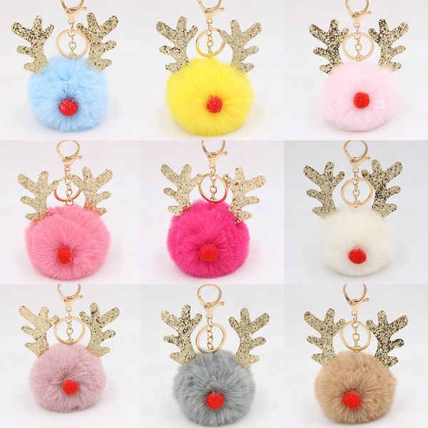 cute plush elk keychains pompom pendant key ring chains car keyring holder charm bag gifts christmas ornaments accessories, Slivery;golden
cute plush elk keychains pompom pendant key ring chains car keyring holder charm bag gifts christmas ornaments accessories, Slivery;golden