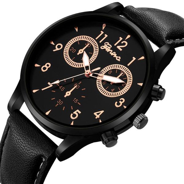 wristwatches geneva watch men fashion sports wrist leather band quartz watches men's relogio masculino price, Slivery;brown
wristwatches geneva watch men fashion sports wrist leather band quartz watches men's relogio masculino price, Slivery;brown