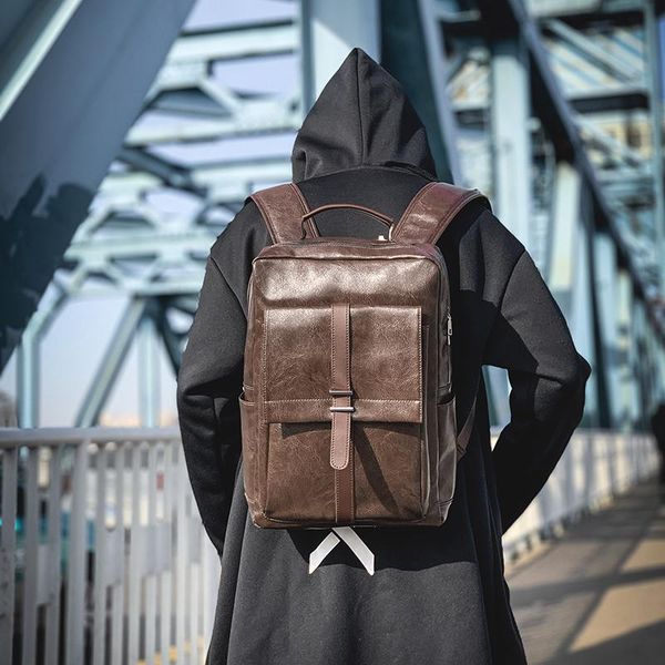 backpack 2021 female pu leather lady college style male crossbody vintage man trend women backpacks for
backpack 2021 female pu leather lady college style male crossbody vintage man trend women backpacks for