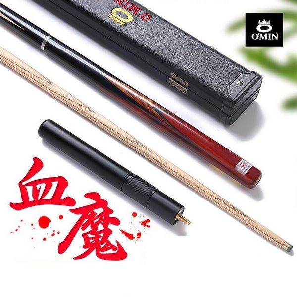 o'min all handmade 3/4 piece snooker cue kit with case extension 10mm tip stick billiard cues
o'min all handmade 3/4 piece snooker cue kit with case extension 10mm tip stick billiard cues