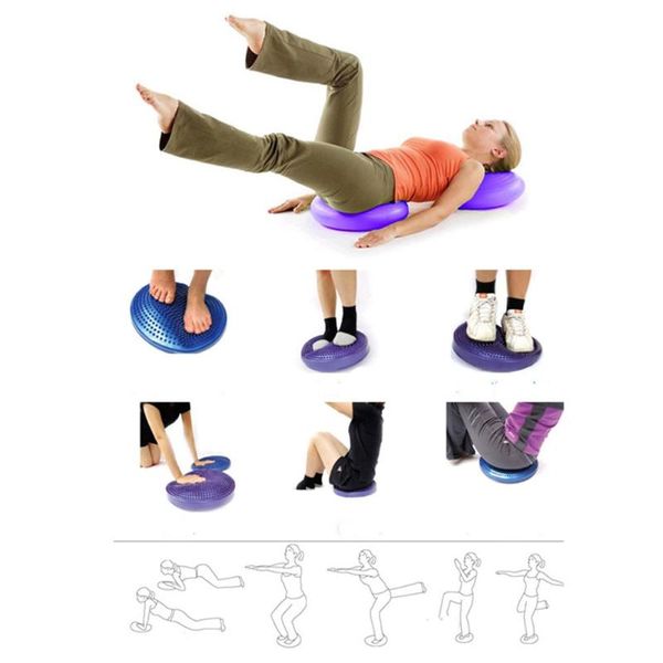 33cm durable inflatable yoga portable massage ball pad sports gym fitness cushion wobble stability pump mats
33cm durable inflatable yoga portable massage ball pad sports gym fitness cushion wobble stability pump mats
