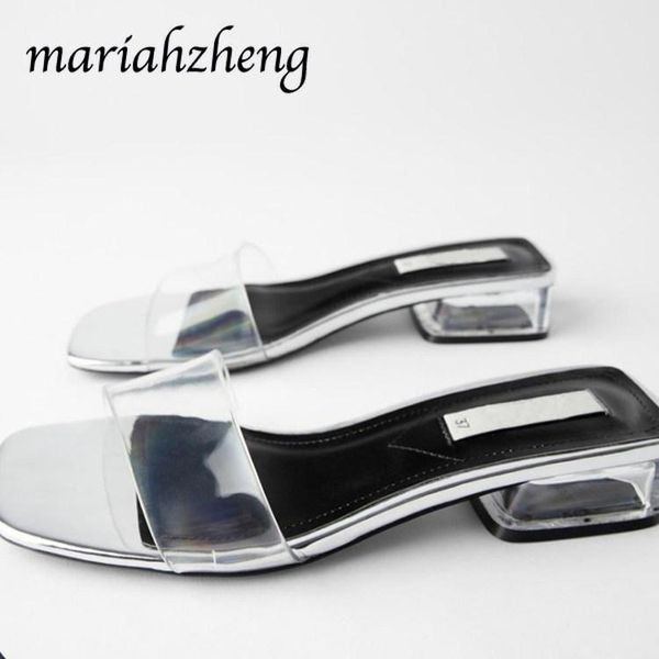 women's shoes mid heel sandals silver white plastic chunky transparent open toe outdoor beach fch-44 slippers, Black
women's shoes mid heel sandals silver white plastic chunky transparent open toe outdoor beach fch-44 slippers, Black