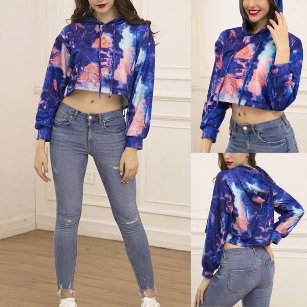tie-dye women's hoodies autumn winter female hooded casual sweatshirt navel cropped harajuku oversized ladies girls & sweatshirts, Black
tie-dye women's hoodies autumn winter female hooded casual sweatshirt navel cropped harajuku oversized ladies girls & sweatshirts, Black