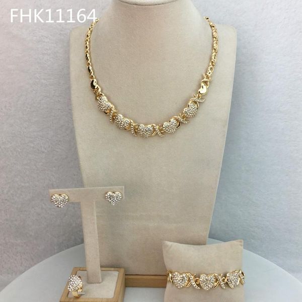 earrings & necklace yuminglai i love you jewelry xoxo hugs and kisses african fashion for women fhk11164, Silver
earrings & necklace yuminglai i love you jewelry xoxo hugs and kisses african fashion for women fhk11164, Silver