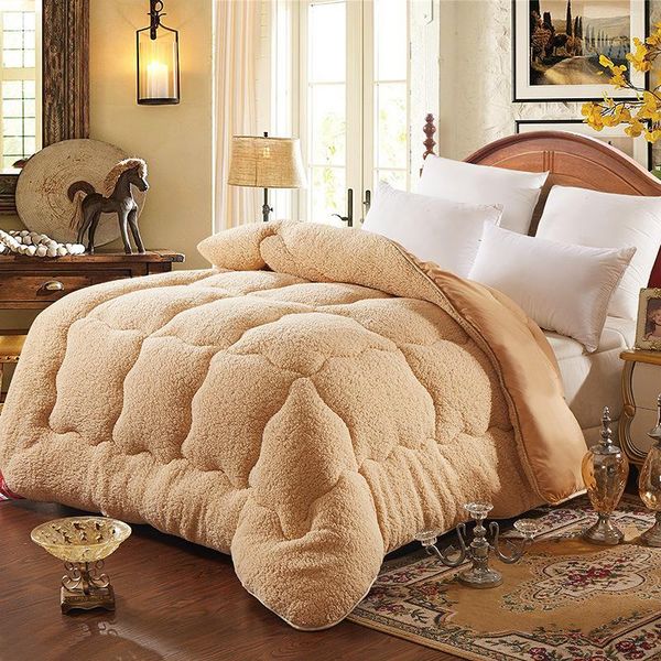 super warm lamb quilt winter blanket oversized cashmere thickened autumn and spring plush core comforters & sets
super warm lamb quilt winter blanket oversized cashmere thickened autumn and spring plush core comforters & sets