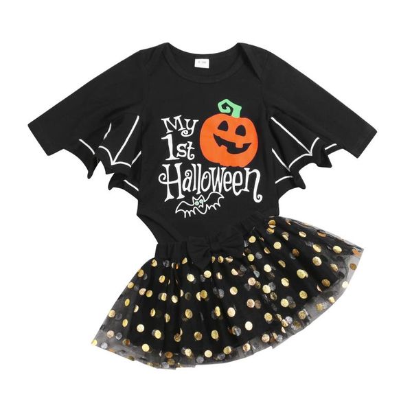 girl's dresses 0-18m infant baby girls 2pcs clothes set halloween black batwing sleeve romper and yarn skirt 2021, Red;yellow
girl's dresses 0-18m infant baby girls 2pcs clothes set halloween black batwing sleeve romper and yarn skirt 2021, Red;yellow