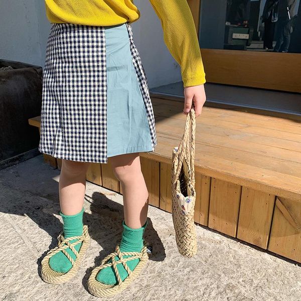 children clothing spring summer 2021 girls grid bump color short skirts
children clothing spring summer 2021 girls grid bump color short skirts