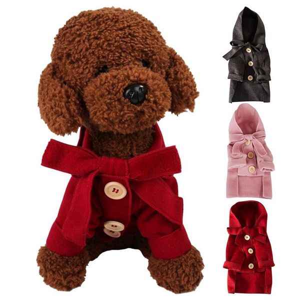 winter pet dog coat bow-knot fleece clothes single-breasted trench pug chihuahua jacket for puppy yorkie apparel
winter pet dog coat bow-knot fleece clothes single-breasted trench pug chihuahua jacket for puppy yorkie apparel