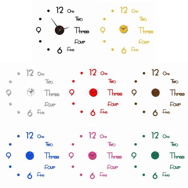 wall clocks 3d modern design rushed quartz fashion watches mirror sticker diy living room decor arrival real big clock
wall clocks 3d modern design rushed quartz fashion watches mirror sticker diy living room decor arrival real big clock