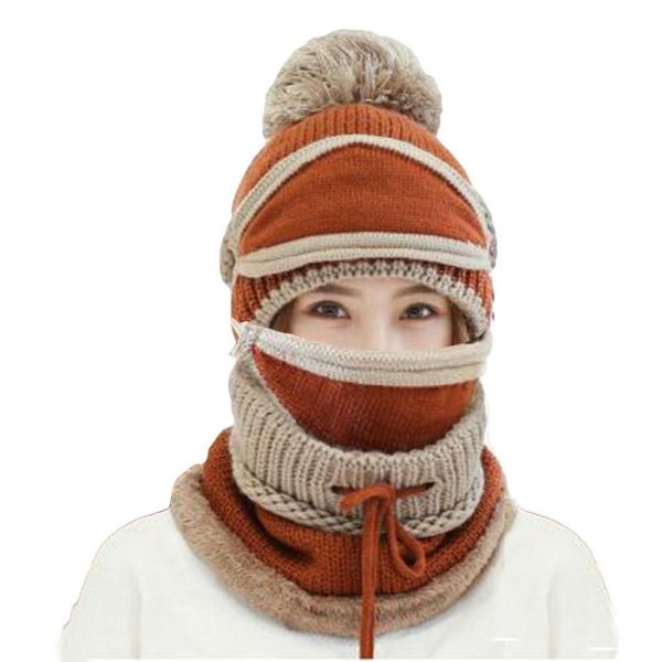 hats, scarves & gloves sets 3pcs winter women thicken warm knitted pompom beanie hat cap scarf face mask set for girls, Blue;gray
hats, scarves & gloves sets 3pcs winter women thicken warm knitted pompom beanie hat cap scarf face mask set for girls, Blue;gray