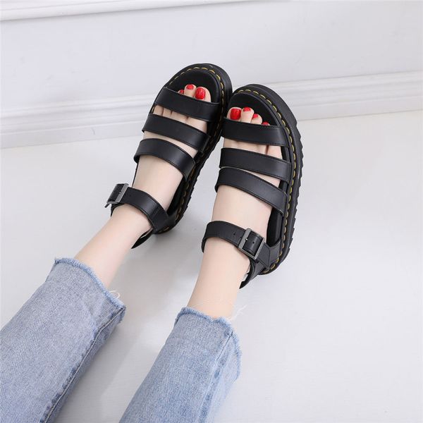 summer heighten platform sandals woman black open toe genuine leather women casual sandals comfortable martin sandals sandalias
summer heighten platform sandals woman black open toe genuine leather women casual sandals comfortable martin sandals sandalias