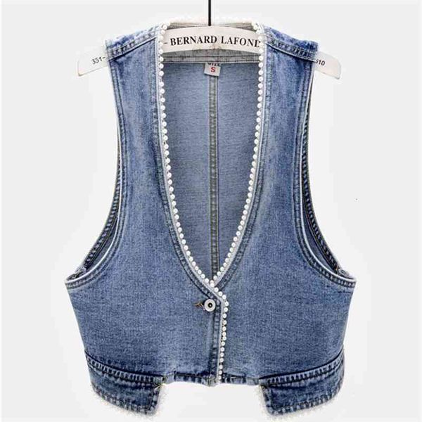 women's vests autumn winter fashion beading short denim vest women plus size slim waistcoat sleeveless jacket casual ladies 3, Black;white
women's vests autumn winter fashion beading short denim vest women plus size slim waistcoat sleeveless jacket casual ladies 3, Black;white