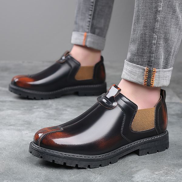 464748 size fall winter martin boots round head mens black mens business formal casual solid color british thick bottom chunky heel leather
464748 size fall winter martin boots round head mens black mens business formal casual solid color british thick bottom chunky heel leather