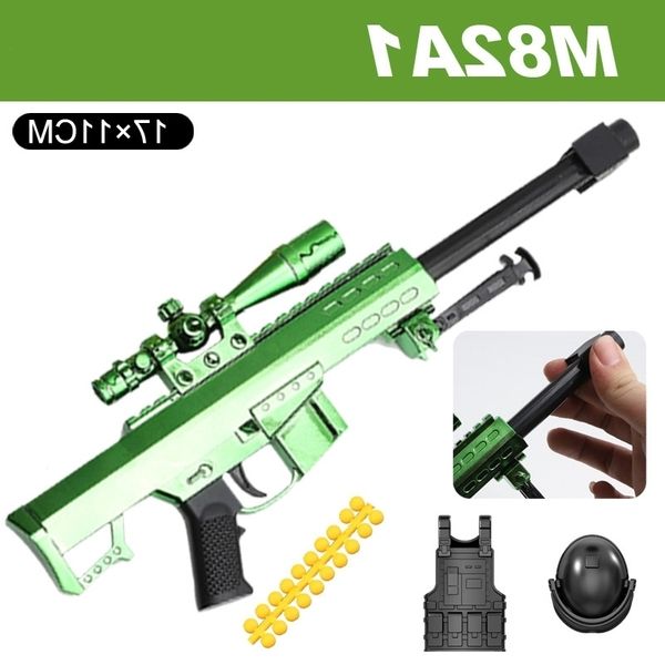 2144scar gold barrett mini sniper rifle military toy gun model pistol with bullets for boys birthday gifts outdoor game
2144scar gold barrett mini sniper rifle military toy gun model pistol with bullets for boys birthday gifts outdoor game