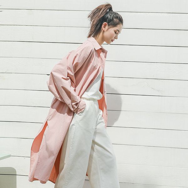 women's trench coats windbreaker autumn style korean-style long solid color slit-hem coat sleeve cotton versatile shirt women1 42k7, Tan;black
women's trench coats windbreaker autumn style korean-style long solid color slit-hem coat sleeve cotton versatile shirt women1 42k7, Tan;black