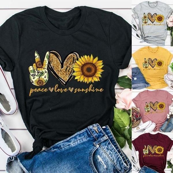 harajuku fashion sunflower print funny womens t shirts clothes cute short sleeve o neck casual basic, White
harajuku fashion sunflower print funny womens t shirts clothes cute short sleeve o neck casual basic, White