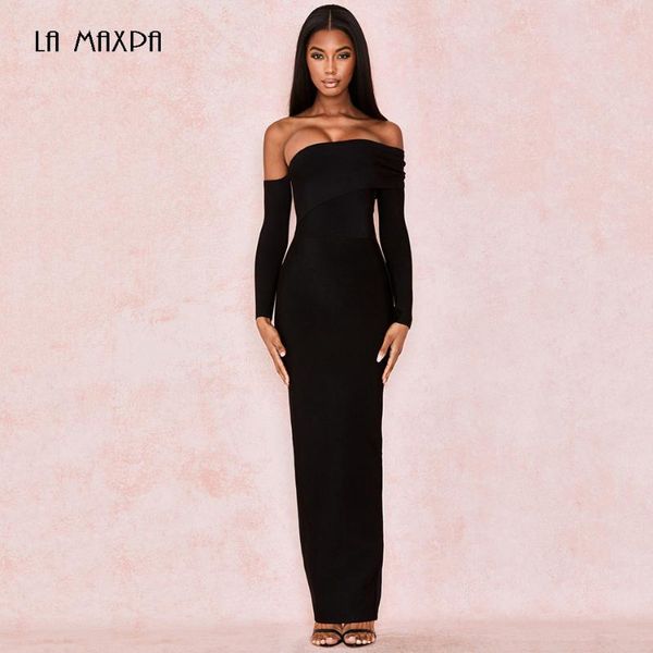casual dresses 2021 women's one-word neck tube strapless waist long sleeve slim back split dress celebrity party, Black;gray
casual dresses 2021 women's one-word neck tube strapless waist long sleeve slim back split dress celebrity party, Black;gray
