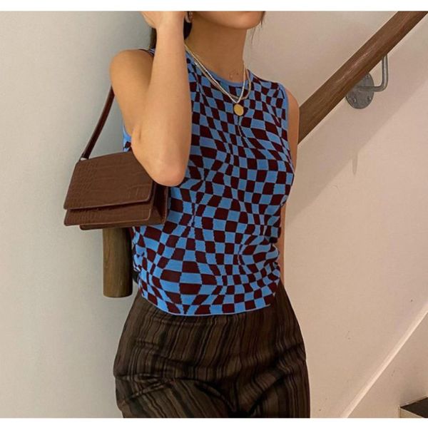 y2k women sleeveless short vest vintage crop casual corset plaid vest knitted streetwear women's tank 210422, White
y2k women sleeveless short vest vintage crop casual corset plaid vest knitted streetwear women's tank 210422, White