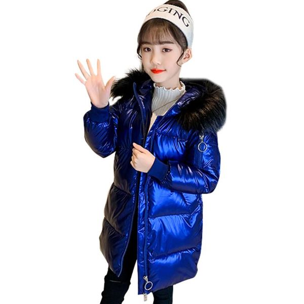 down coat girls long fur hoodies thick warm girl cotton padded kids jacket teenage children's clothing, Blue;gray
down coat girls long fur hoodies thick warm girl cotton padded kids jacket teenage children's clothing, Blue;gray
