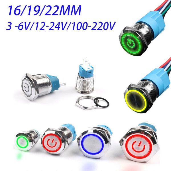smart home control 16/19/22mm power button waterproof metal switch,self-locking 5v 12v 24v 110v 220v plus plug-in combination
smart home control 16/19/22mm power button waterproof metal switch,self-locking 5v 12v 24v 110v 220v plus plug-in combination