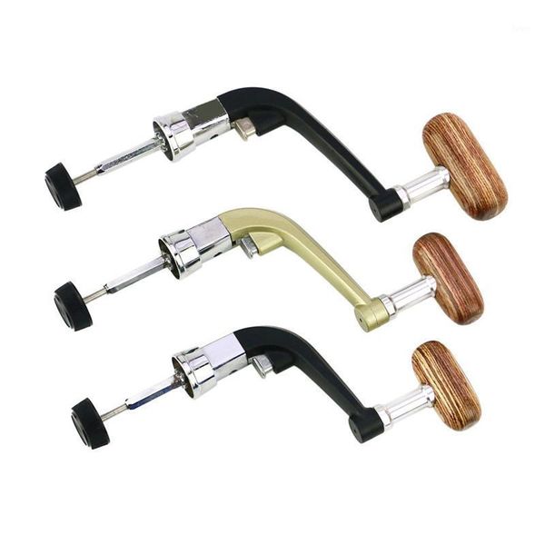 durable fishing reel handle metal spinning crank replacement part with wood rotatable grip knob gear baitcasting reels
durable fishing reel handle metal spinning crank replacement part with wood rotatable grip knob gear baitcasting reels