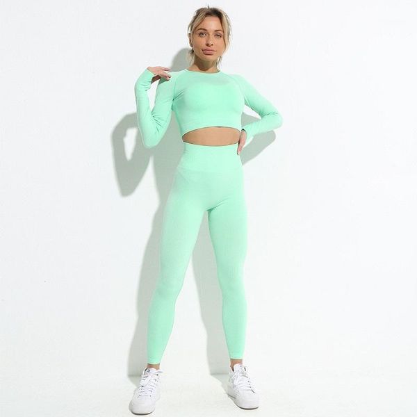 yoga outfit multiple colour 3pcs seamless set workout clothes for women running gym suit fitness leggings long sleeve crop top
yoga outfit multiple colour 3pcs seamless set workout clothes for women running gym suit fitness leggings long sleeve crop top