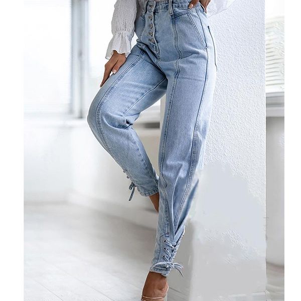 women's jeans donsignet women 2021 pants fashion button bandage streetwear pencil blue for
women's jeans donsignet women 2021 pants fashion button bandage streetwear pencil blue for