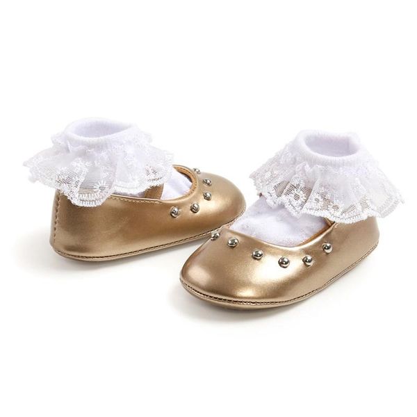 first walkers baby girl shoes born infant rivet toddler girls anti-slip soft sole princess shoes+ lace socks 2pcs set
first walkers baby girl shoes born infant rivet toddler girls anti-slip soft sole princess shoes+ lace socks 2pcs set