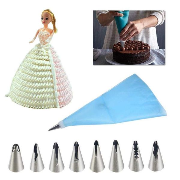 10pcs/set wedding cake decorating tools reusable icing piping nozzles flower cream tips skirt silicone pastry bags baking &
10pcs/set wedding cake decorating tools reusable icing piping nozzles flower cream tips skirt silicone pastry bags baking &