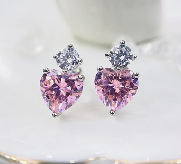 fashion luxury 925 sterling silver zircon stud pink earrings for women christmas gift jewelry black friday e-081, Golden;silver
fashion luxury 925 sterling silver zircon stud pink earrings for women christmas gift jewelry black friday e-081, Golden;silver