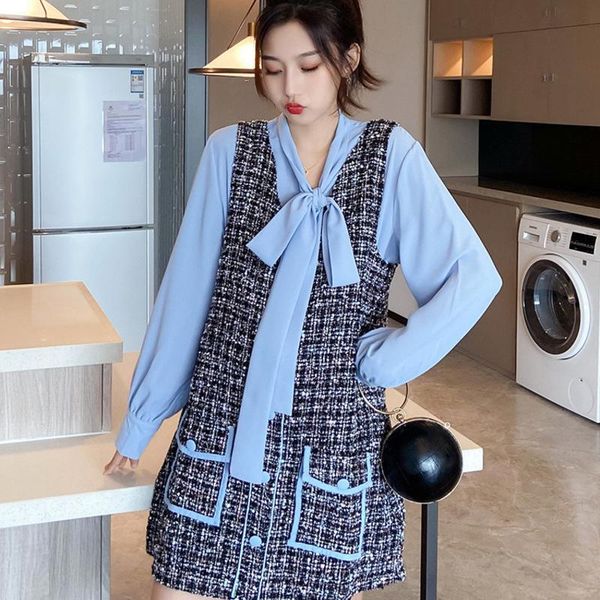casual dresses winter small sweet bowknot two-piece dress shirt + tweed wind pocket pregnant women p4rd, Black;gray
casual dresses winter small sweet bowknot two-piece dress shirt + tweed wind pocket pregnant women p4rd, Black;gray