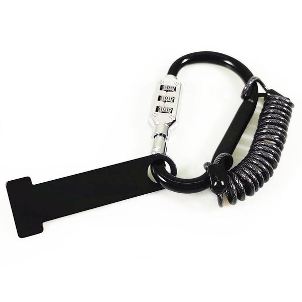 black/chrome metal helmet 3-digit security lock +t-bar+cable code combination locking carabiner chopper cafe racer old school motorcycle hel
black/chrome metal helmet 3-digit security lock +t-bar+cable code combination locking carabiner chopper cafe racer old school motorcycle hel