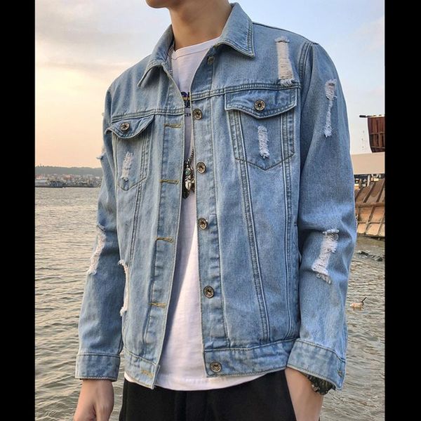 wholesale 2021 teenagers students denim jacket korean trendy slim student spring coat handsome men's casual jackets, Black;brown
wholesale 2021 teenagers students denim jacket korean trendy slim student spring coat handsome men's casual jackets, Black;brown