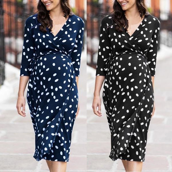 pregnancy dresses maternity half sleeve print v-neck nursing dress women breastfeeding clothes for pregnant casual, White
pregnancy dresses maternity half sleeve print v-neck nursing dress women breastfeeding clothes for pregnant casual, White
