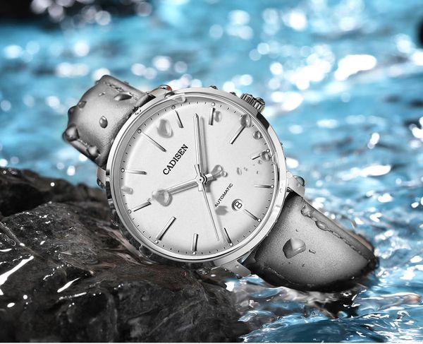 wristwatches cadisen men's watch business low-key luxury sapphire glass leather automatic date waterproof 50m mehanical watches, Slivery;brown
wristwatches cadisen men's watch business low-key luxury sapphire glass leather automatic date waterproof 50m mehanical watches, Slivery;brown