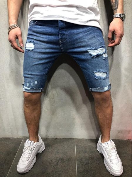 men's shorts 2021 summer fashion homme skinny denim jeans cotton brand clothing casual hole slim five-point pants, White;black
men's shorts 2021 summer fashion homme skinny denim jeans cotton brand clothing casual hole slim five-point pants, White;black