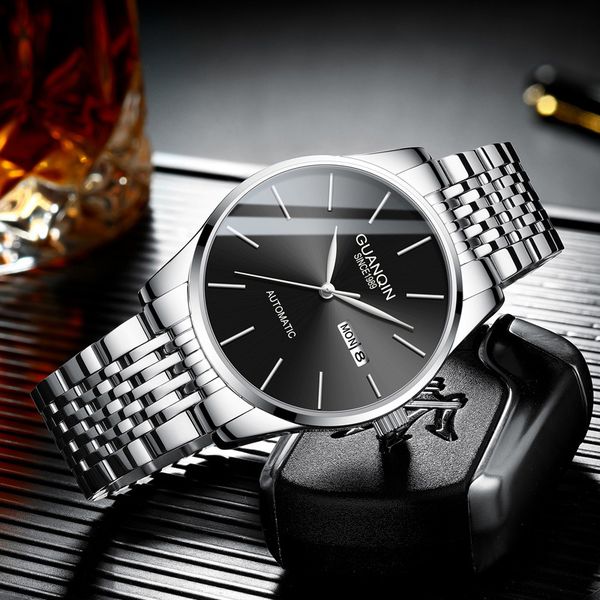 watch guanqin mens es automatic wristwatch designer luxury brand sapphire casual s waterproof, Slivery;brown
watch guanqin mens es automatic wristwatch designer luxury brand sapphire casual s waterproof, Slivery;brown