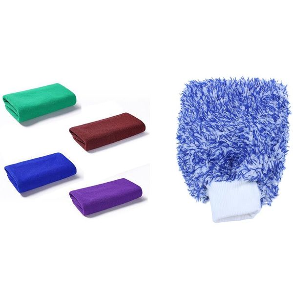 car sponge 4 pcs microfiber cleaning cloth drying towel & 1 glove wash gloves maximum absorbancy
car sponge 4 pcs microfiber cleaning cloth drying towel & 1 glove wash gloves maximum absorbancy