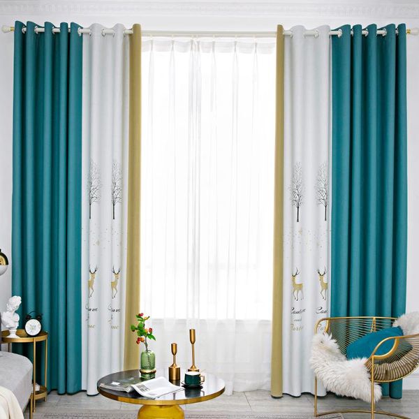 modern blackout curtains for living room seamless splicing window curtain christmas drapes customized blinds home decor &
modern blackout curtains for living room seamless splicing window curtain christmas drapes customized blinds home decor &