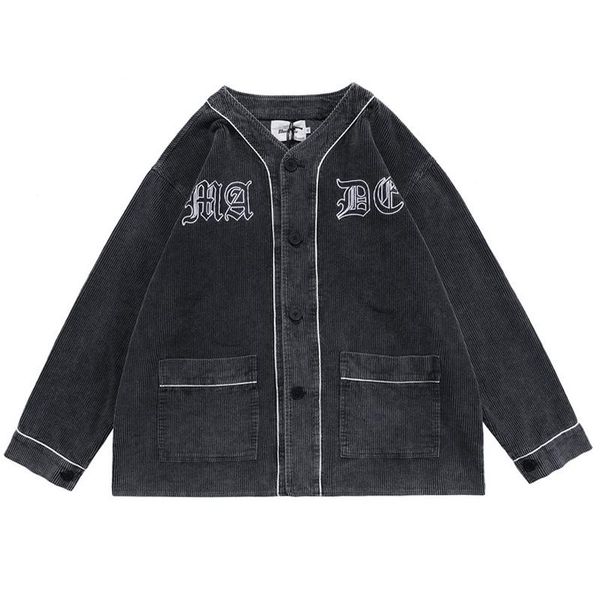 men's jackets broken letter embroidery streetwear hiphop mens vintage hip hop corduroy jacket male windbreaker coat, Black;brown
men's jackets broken letter embroidery streetwear hiphop mens vintage hip hop corduroy jacket male windbreaker coat, Black;brown