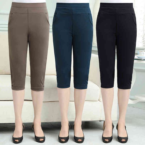 women's pants & capris middle aged women fashion pencil 2021 summer elastic high waist vintage female plus size xl-5xl 6f76, Black;white
women's pants & capris middle aged women fashion pencil 2021 summer elastic high waist vintage female plus size xl-5xl 6f76, Black;white