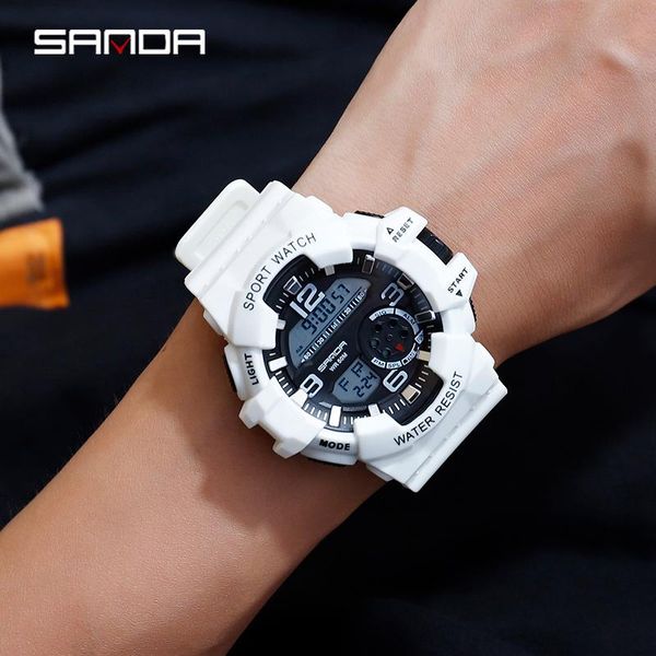 wristwatches sanda brand military watch men's led digital g outdoor multi-function 30m waterproof sports watches relojes hombre, Slivery;brown
wristwatches sanda brand military watch men's led digital g outdoor multi-function 30m waterproof sports watches relojes hombre, Slivery;brown