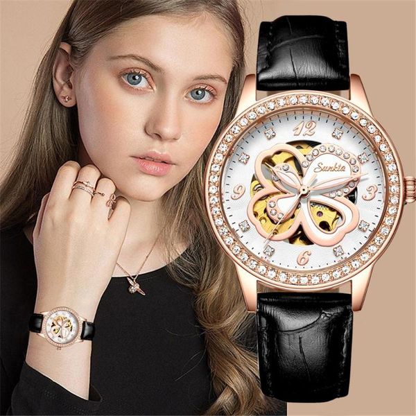 wristwatches ladies diamond watch women fashion elegant automatic waterproof montre femme leather mechanical, Slivery;brown
wristwatches ladies diamond watch women fashion elegant automatic waterproof montre femme leather mechanical, Slivery;brown