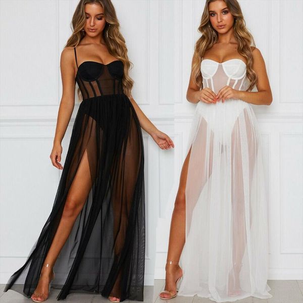 fashion mesh sheer bodysuit women dress sleeveless bikini cover ups summer club party beach dresses female, Black;gray
fashion mesh sheer bodysuit women dress sleeveless bikini cover ups summer club party beach dresses female, Black;gray