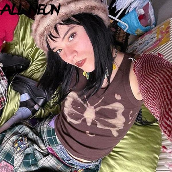 women's tanks & camis allneon y2k aesthetics butterfly print brown crop indie streetwear o-neck sleeveless tank 90s fashion summer ves, White
women's tanks & camis allneon y2k aesthetics butterfly print brown crop indie streetwear o-neck sleeveless tank 90s fashion summer ves, White