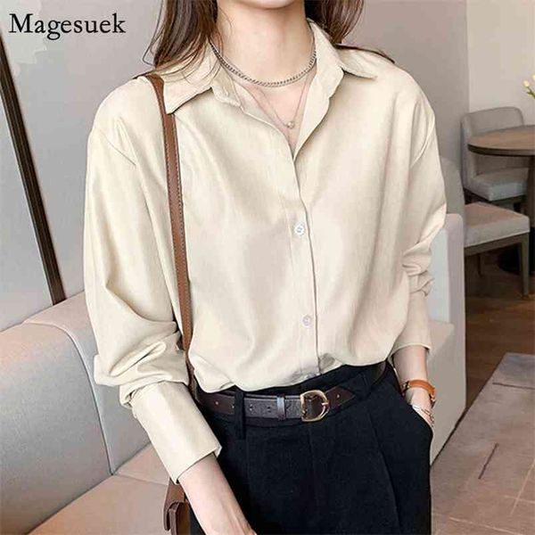 plus size loose white women's shirt spring long sleeve solid blouse women casual turn-down collar button 13522 210512
plus size loose white women's shirt spring long sleeve solid blouse women casual turn-down collar button 13522 210512