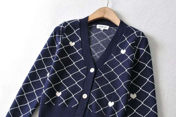 jackets coats women's single breasted fashion 2021 spring and autumn sweater plaid knitted uo1u, Black;brown
jackets coats women's single breasted fashion 2021 spring and autumn sweater plaid knitted uo1u, Black;brown